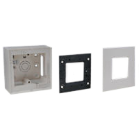 79260X45-N 79250X45-N 79265X45-N Surface Mount Plastic Box, Frame & Plate. 45x45mm Opening.